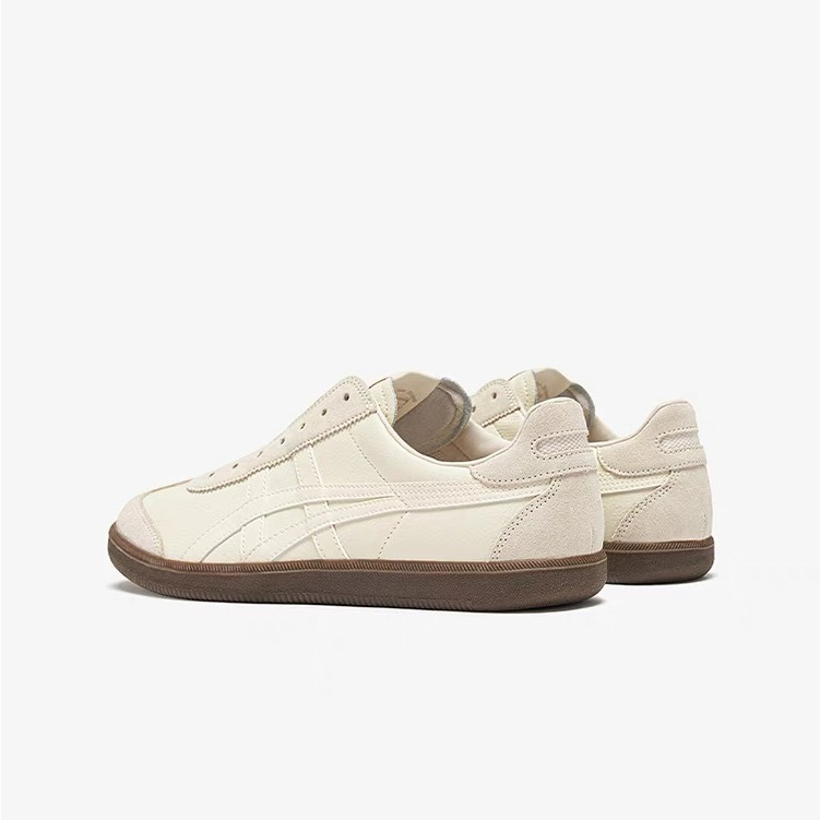 Onitsuka TOKUTEN SLIP-ON Off-White SLIP-ON รองเท้าเทรนนิ่งเยอรมันรองเท้าผ้าใบ