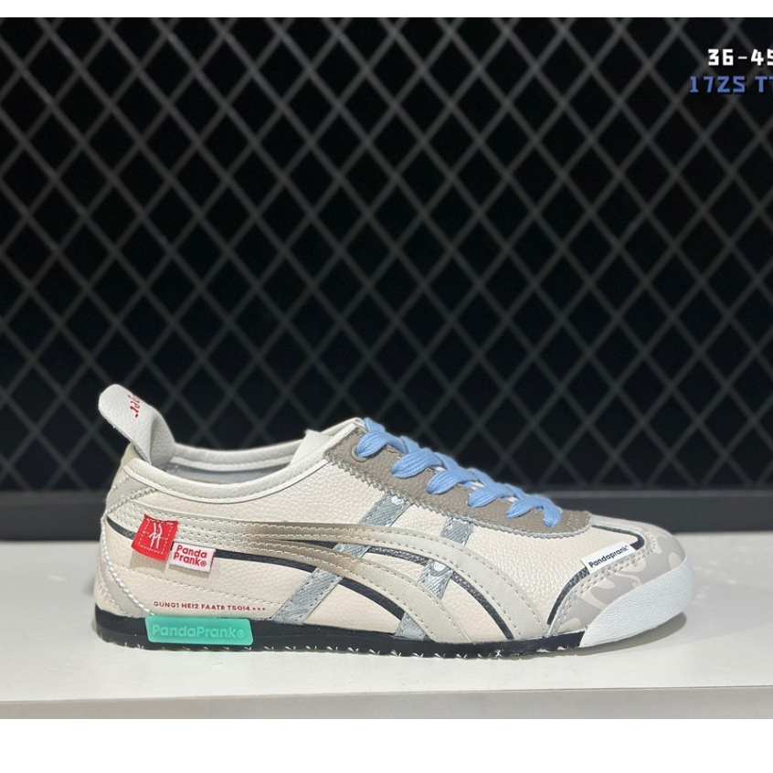 โอนิซึกะ เม็กซิโก 66®Classic Mexican Series Retro Classic All-Match รองเท้าผ้าใบรองเท้าผ้าใบลําลองรองเท้าวิ่งจ๊อกกิ้ง