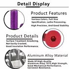 M2 Hex ซ็อกเก็ตสกรู Allen Key สกรู CountersunkAluminium โลหะผสม Hex ซ็อกเก็ต Countersunk แบนหัวสกรู DIY รุ่นอุปกรณ์ 4 มม.5 มม.6 มม.8 มม.10 มม.12 มม. - รูปที่ 4