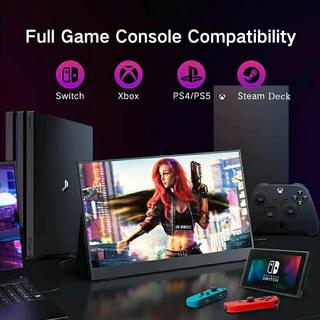 DITU 15.6 "นิ้วUltra Slim LED Portable monitor Full HDหน้ าจอจอแสดงผลแบบพกพา Gaming 60hz monitor 1920*1080P จอแสดงผลIPS HDMIสําหรับแล็ปท็อป/โทรศัพท์/ps4/pc/Xbox