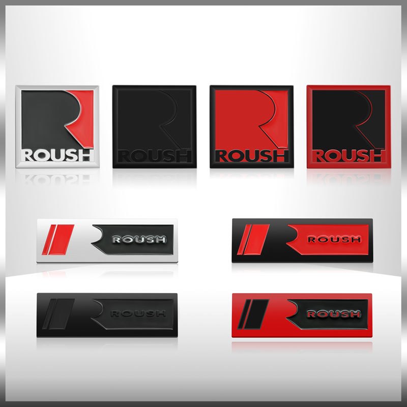 3d Roush Performance รถ Trunk โลหะกาว Badge Emblem Body Tailgate อุปกรณ์เสริมสําหรับ Mustang Shelby 