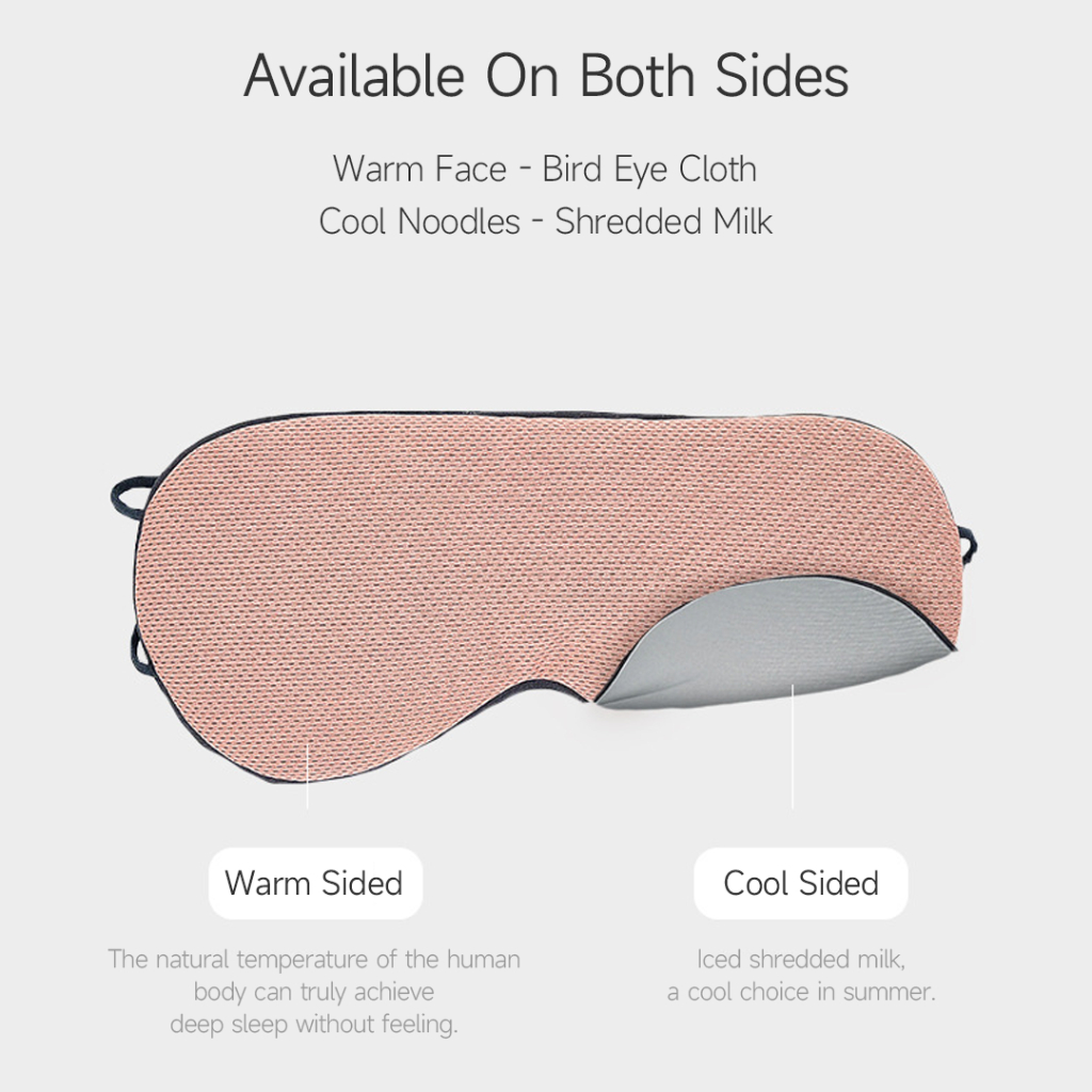 Jordan & Judy Shading Eye Mask นักเรียน Sleep Eye Mask Breathable และบรรเทาความเมื่อยล้า Double Sided Eye Mask ผิววัสดุที่เป็นมิตร