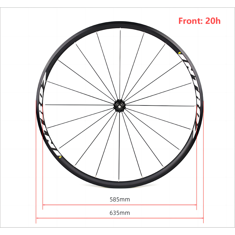 Intro7 Fixie Wheelset 700C ชุดขอบ 20-24H พร้อมแบริ่งปิดผนึกชุดล้อเกียร์คงที่ - รูปที่ 5