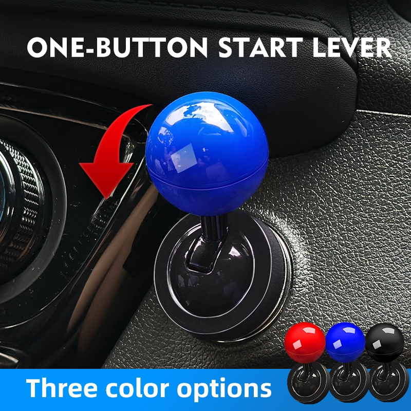 รถโลหะ One-ปุ่มเริ่มต้น Lever เครื่องยนต์จุดระเบิด Push ปุ่มบาร์ตกแต่งภายในสําหรับ Proton bmw mini cooper mercedes benz honda perodua toyota ford ...