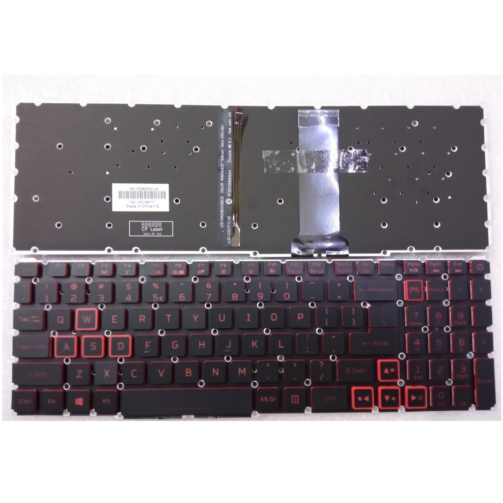 สําหรับ Acer Predator Helios 300 N20C3 N18I2 PH315-53/52 PH317-54 AN515-56 AN515-57 AN515-58 AN515-4