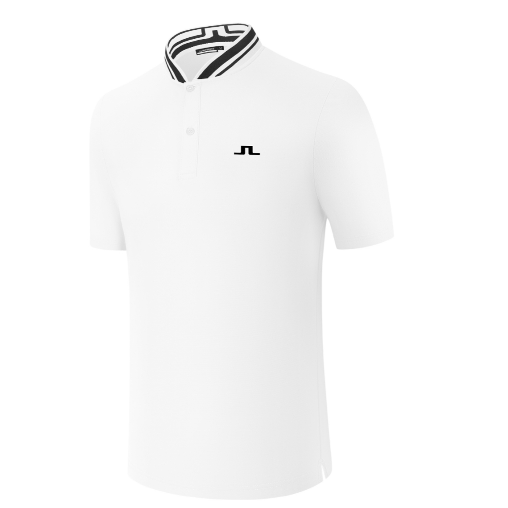 J.lindeberg Golf Half-Sleeved เสื้อยืดผู้ชายฤดูร้อนสบายกีฬาเสื้อโปโลเสื้อผ้ากอล์ฟผู้ชาย Quick-Drying Jersey 2301 ราคา ถูกที่สุด ดีลบีเคเค แกลเลอรีภาพที่ 2