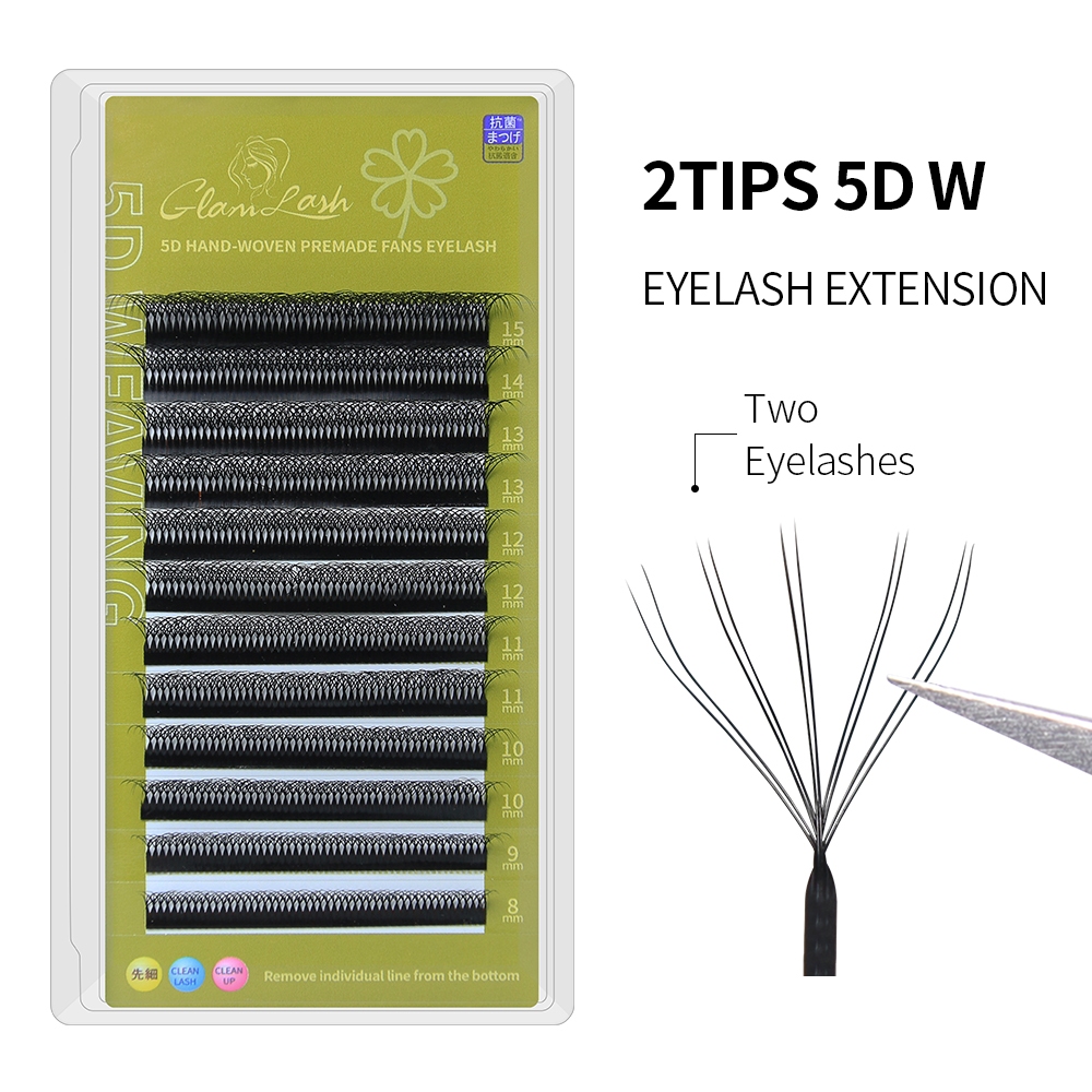 Glamlash Double 3D4D5D W ขนตาปลอมกราฟต์