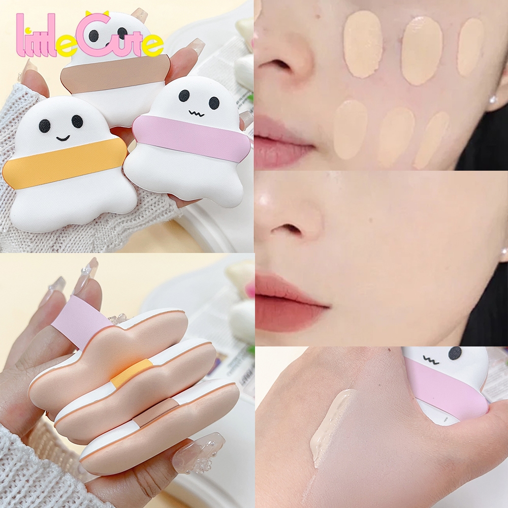Cotton Candy Puff - Clouds Air Cushion - Ghost Makeup Puff - Dry And Wet Dual - Make Up Tools - นุ่มและยืดหยุ่น - ฟองน้ําความงามรองพื้น - ฟองน้ําแต่งหน้า
