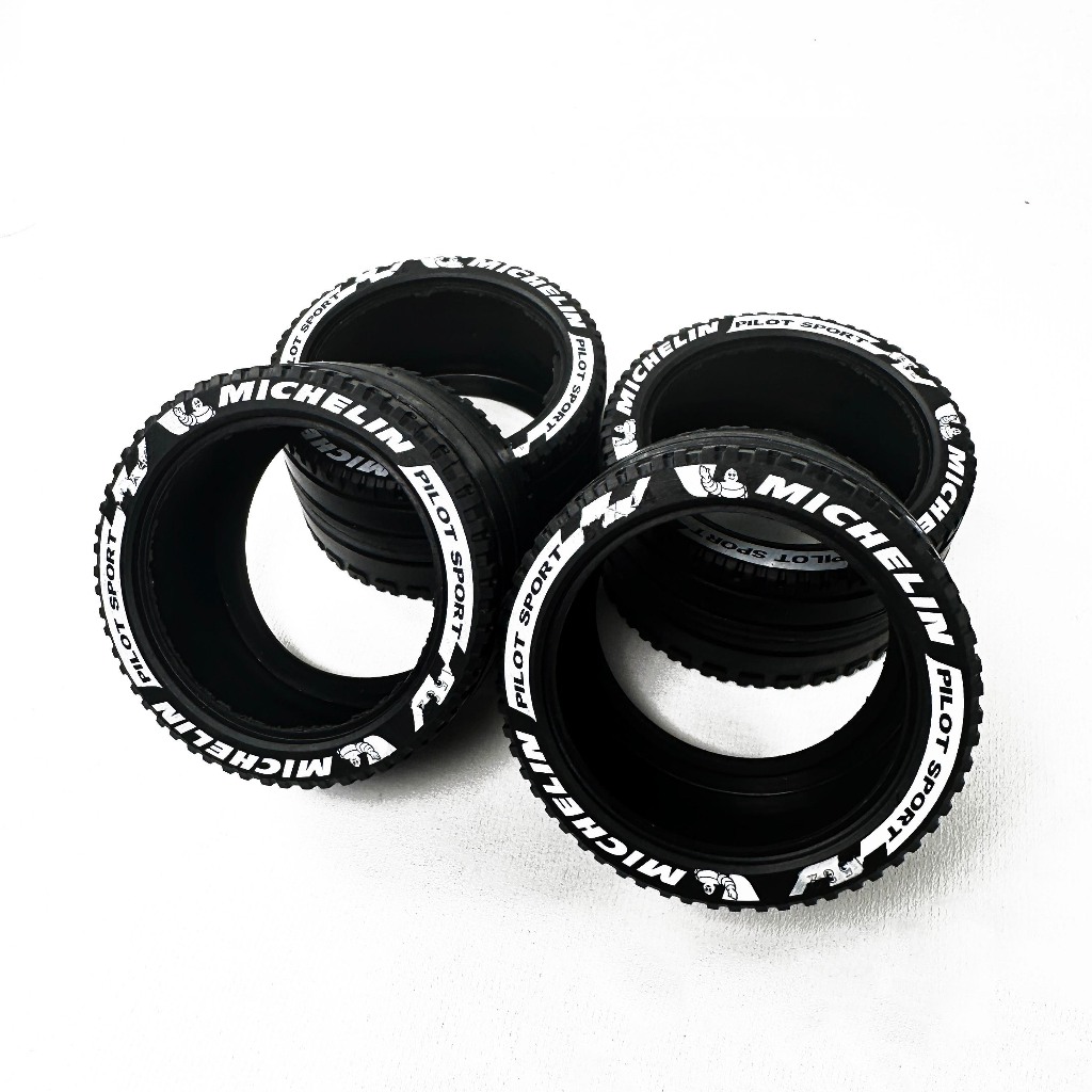 4 ชิ้น ยางพิมพ์ 23799 สําหรับ ชุด 42056 42083 42115 1:8 รถสเกล