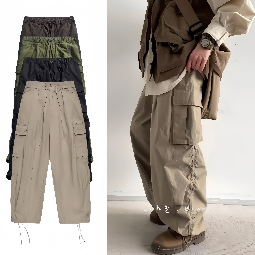 กางเกงคาร์โก้ผู้ชาย กางเกงคาร์โก้ลําลอง（cargo pants）