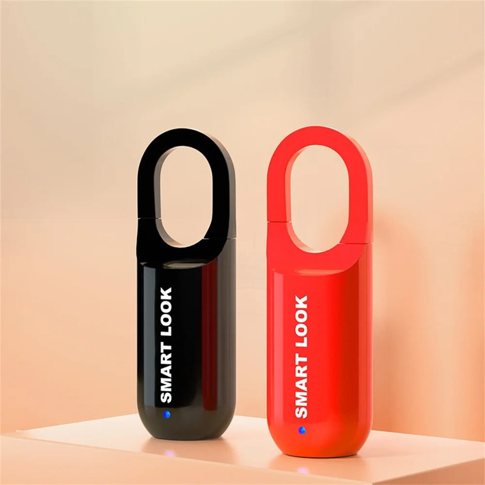 สมาร์ทโฮม Biometric ล็อคอิเล็กทรอนิกส์ล็อคลายนิ้วมือกุญแจ Keyless USB ชาร์จ Anti-theft กระเป๋าถือป้องกันความปลอดภัย