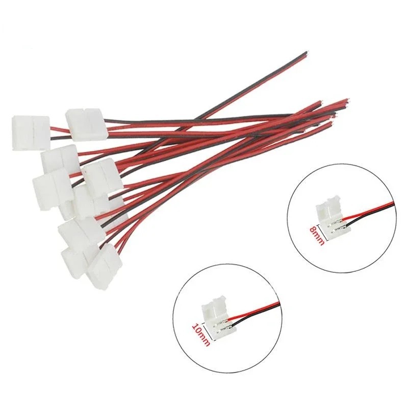 10 ชิ้น 2 ขา 8 มิลลิเมตร 10 มิลลิเมตร LED แถบไฟเชื่อมต่อ Splice คลิปสําหรับ SMD 3528 5050 5630 LED Strip โคมไฟไฟ Bar Conector ราคา ถูกที่สุด ดีลบีเคเค แกลเลอรีภาพที่ 5