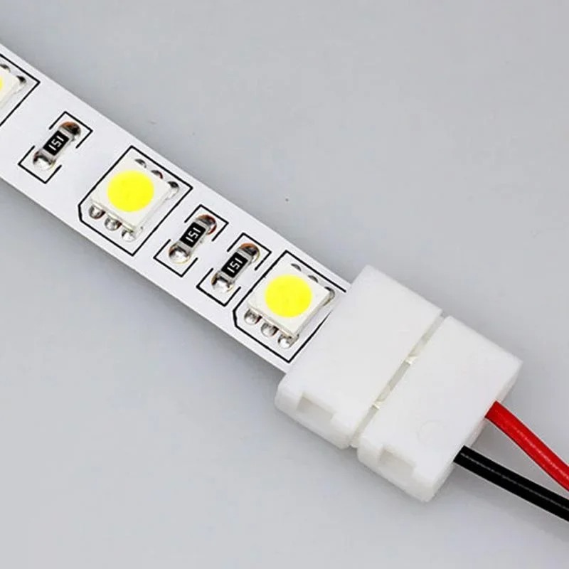 10 ชิ้น 2 ขา 8 มิลลิเมตร 10 มิลลิเมตร LED แถบไฟเชื่อมต่อ Splice คลิปสําหรับ SMD 3528 5050 5630 LED Strip โคมไฟไฟ Bar Conector ราคา ถูกที่สุด ดีลบีเคเค แกลเลอรีภาพที่ 4