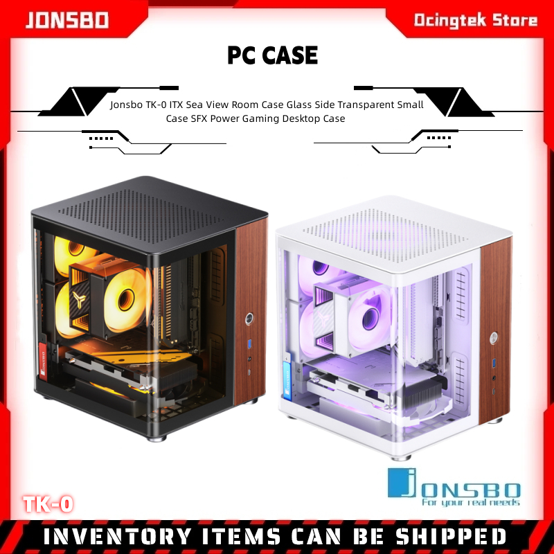 Jonsbo TK-0 ITX Sea View Room Case Glass Side Transparent Small Case SFX Power Gaming Desktop Case