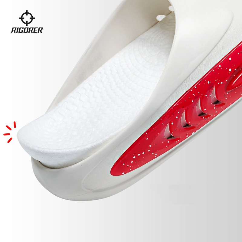 Rigorer รองเท้าแตะฉลาม Super Soft น้ําหนักเบาผู้หญิงผู้ชายสไลด์กันน้ํากันลื่นสวมใส่ด้านนอกรองเท้าแตะฤดูร้อน