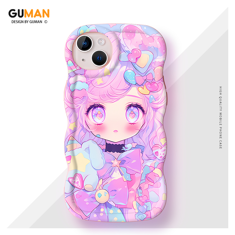GUMAN Soft Silicone Cute Cartoon Anime Shockproof Phone Case Compatible for iPhone Case 17 15 14 13 