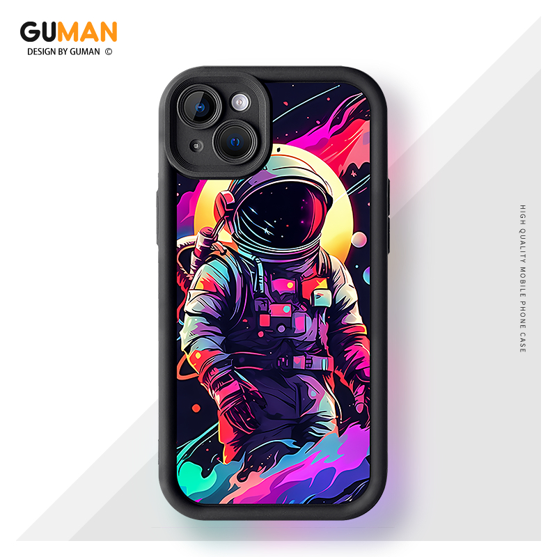 GUMAN Soft Silicone Cute Aesthetic Shockproof Phone Case Compatible for iPhone Case 16 15 14 13 12 1