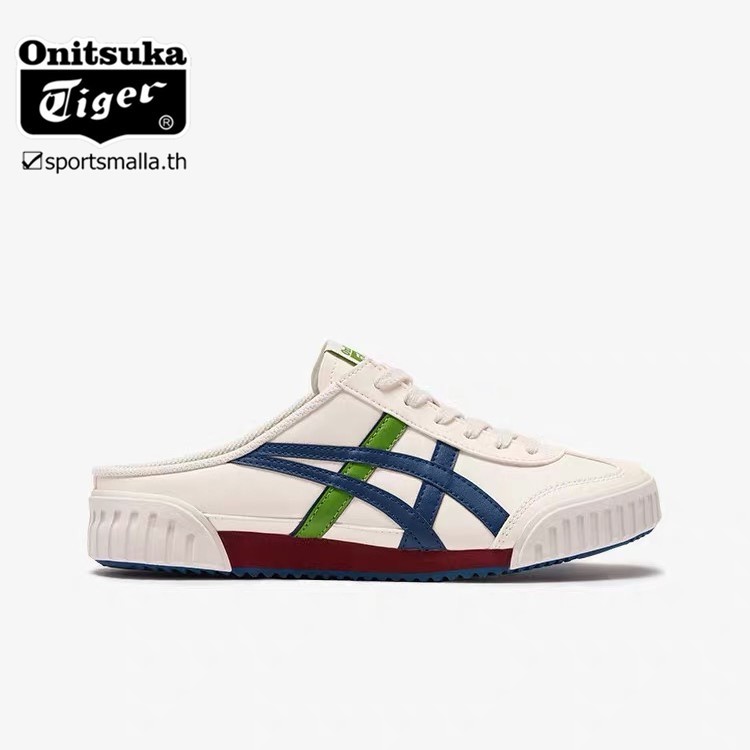 [ผลิตภัณฑ์ใหม่] Onitsuka MACHUATION SABOT Spring Summer Half Slippers รองเท้าลําลอง