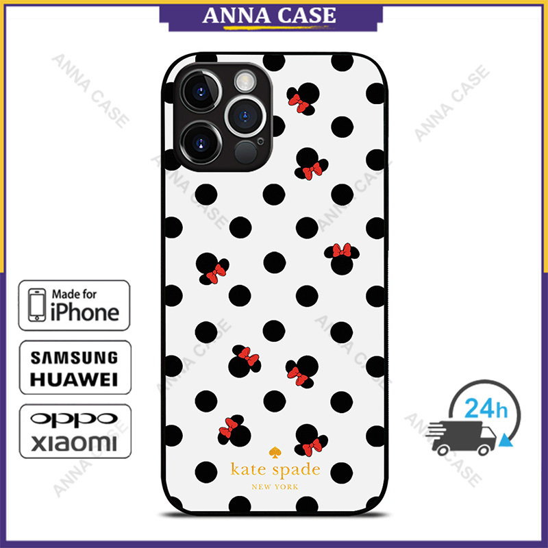 เคสโทรศัพท์ Kate Spade 28 สําหรับ iPhone 16 Pro Max / iPhone 15 Pro Max / iPhone 14 Pro Max / Samsung Galaxy Note10 Plus / S24 Ultra ฝาครอบป้องกัน