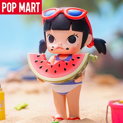 【พร้อมส่ง ของแท้】POP MART MOLLY My Childhood Series Figure Blind Box รูปกล่องตาบอด