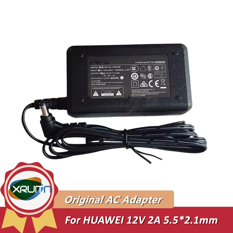 Original HW-24-12AC8D 12V 2A 24W AC Power Adapter Charger สําหรับ HUAWEI Power Supply 5.5*2.1 มม.