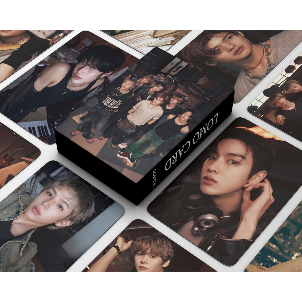 อัลบั้มรูป RIIZE Debut GUITARS การ์ดโลโม่ SHOTARO EUNSEOK SUNGCHAN WONBIN SEUNGHAN SOHEE ANTON Kpop จํานวน 55 ชิ้น ต่อกล่อง