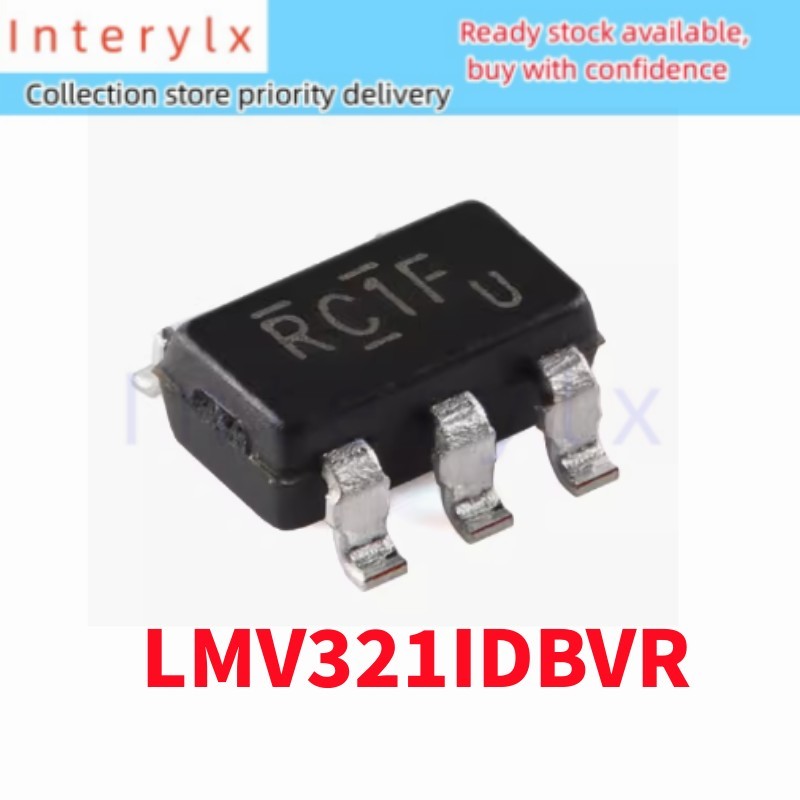 10 ชิ้น/ล็อตของแท้ Patch LMV321IDBVR LMV321IDBVT LMV321 SOT-23-5 แรงดันไฟฟ้าต่ํา Single Operation Amplifier ชิป IC