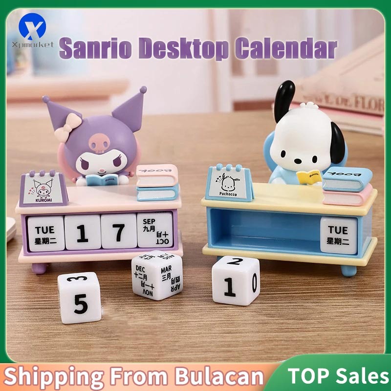 Xpmarket Sanrio ปฏิทินตั้งโต๊ะ Series เครื่องประดับ Pacha สุนัข Kuromi Pochacco โต๊ะเครื่องประดับวัน