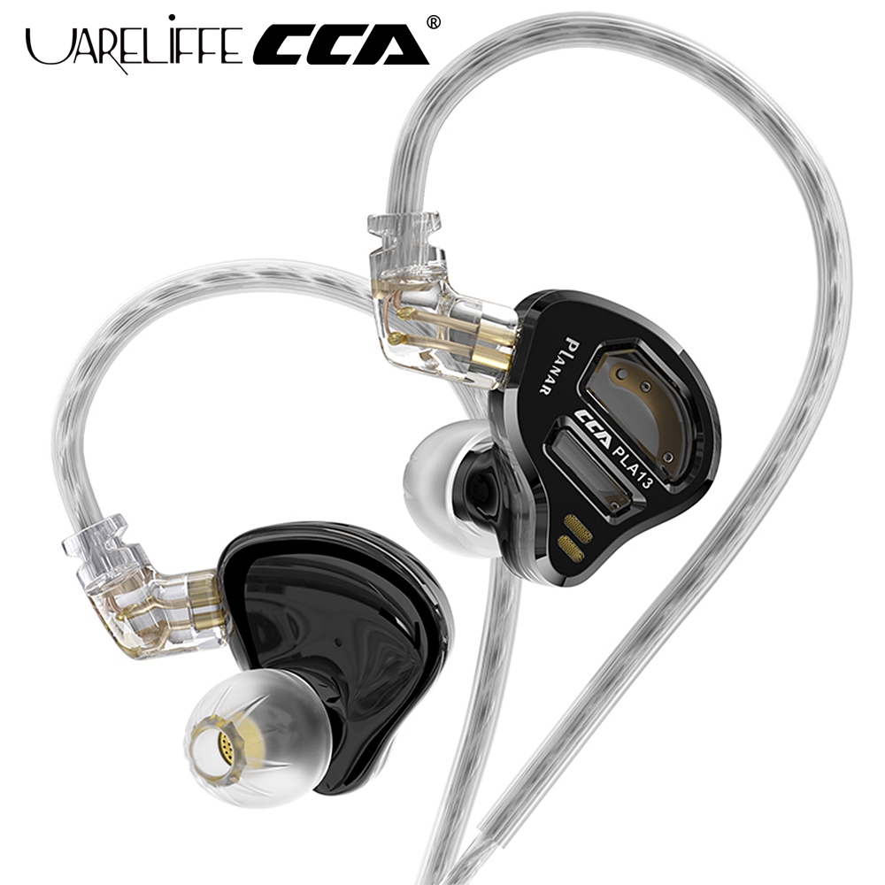 Uareliffe CCA PLA13 หูฟังโลหะ 13.2 มม.Polar Driver HiFi In-ear Monitor หูฟังเพลงลดเสียงรบกวนชุดหูฟัง