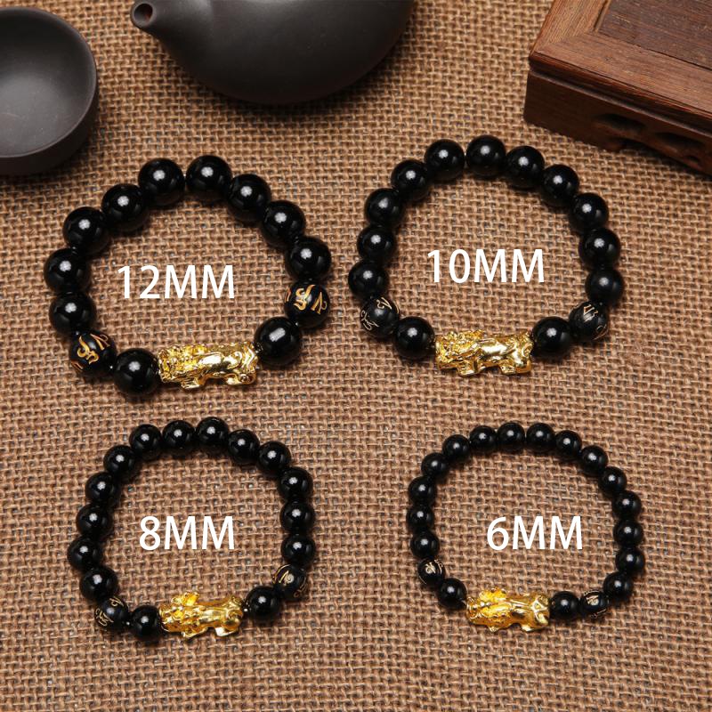 สร้อยข้อมือปี่เซียะ ชุบทอง 24K 【พร้อมส่ง】 กําไลลูกปัด - รูปที่ 2
