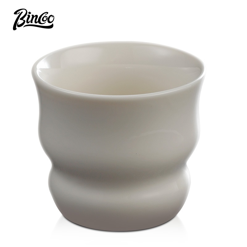 Bincoo เซรามิคกาแฟชิมแก้วกลิ่นถ้วยกาแฟสร้างสรรค์ชุดมินิแก้วน้ําชายามบ่ายเหมาะสําหรับโฮมออฟฟิศ 160ML