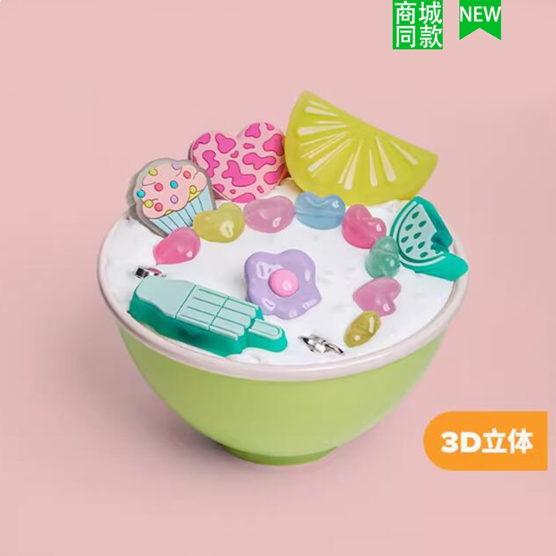 รองเท้าหลุมรองเท้าดอกไม้ตกแต่งหัวเข็มขัด Zhibixing สนุกการ์ตูน DIY สามมิติเรซิ่นชุดดอกไม้