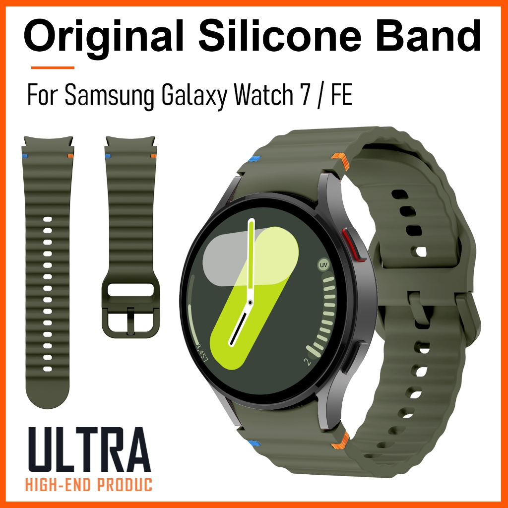 Original สไตล์ซิลิโคนสําหรับ Samsung Galaxy Watch 7 44 มม.40 มม.Liudi ซิลิโคนเปลี่ยนสําหรับ Samsung Galaxy Watch FE Galaxy 6 Pro สายรัดข้อมืออุปกรณ์เสริม