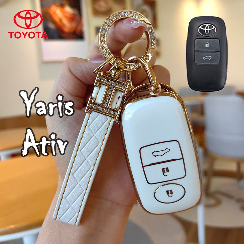 พวงกุญแจรถ Toyota ativ พวงกุญแจรถ Toyota yaris 3 ปุ่ม