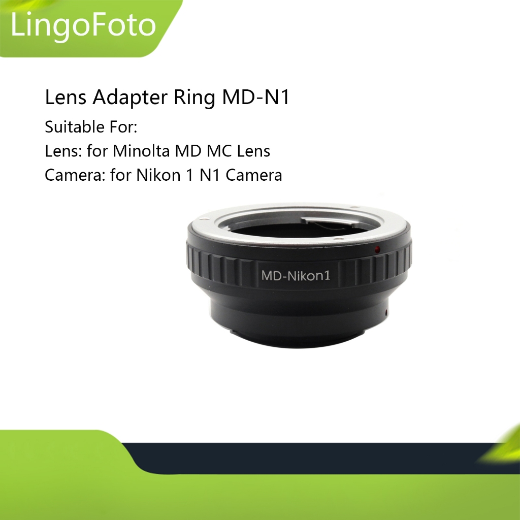 เลนส์อะแดปเตอร์แหวน MD-N1 สําหรับ Minolta MD Mount เลนส์สําหรับ Nikon 1 AI 1 S1 S2 AW1 V1 V2 V3 J1 ก