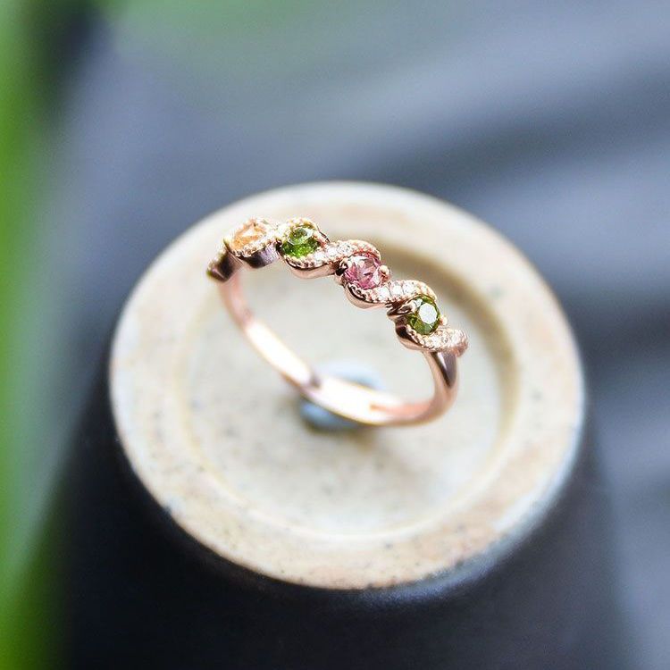 แหวนคริสตัลกระพริบสุด แหวนปรับพลอยสีสันสดใส