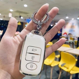 ของแต่งToyota เคสกุญแจรถยนต์ Toyota yaris พวงกุญแจรถยนต์ Toyota ativ 3 ปุ่ม