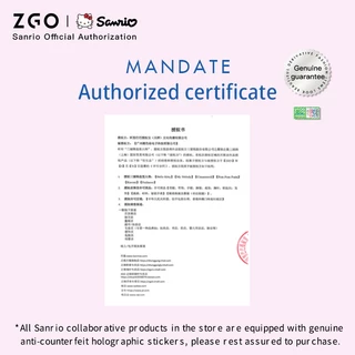 ZGO x Sanrio Melody สร้อยข้อมือ ประดับลูกปัดคริสตัล สีชมพู สําหรับเด็กผู้หญิง 6021