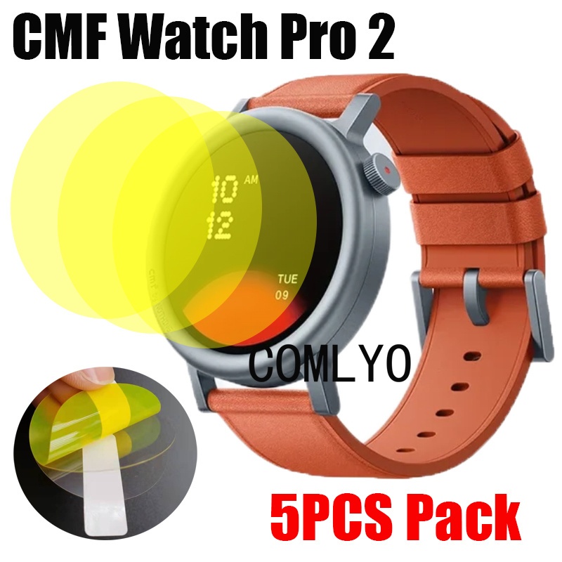 สําหรับ CMF Watch Pro 2 ป้องกันหน้าจอสมาร์ทวอท์ชฝาครอบบางเฉียบ HD ฟิล์ม TPU