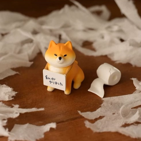 B My Blind Box สุนัขจังหวัดย้อนกลับ Shiba Inu Capsule ของเล่นสุนัขจะไม่ Go Home Blind Box Corgi Pome