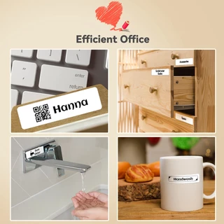 1 ม้วน P12 P15 กาวกระดาษ 15x30 มม.12x40 มม.สติกเกอร์ฉลากความร้อนสําหรับ P12/P50/Q30/D30 KingJim LR5C Office Label