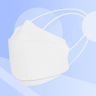 [HEAD Loop] 50 ชิ้นมุสลิม Headscarf หน้ากาก,แฟชั่นสําหรับผู้ใหญ่, Morandi Simple และคุณภาพสูงหน้ากากปากปลา Wave ผีเสื้อ V-Shaped Face Small KF94 Face Mask