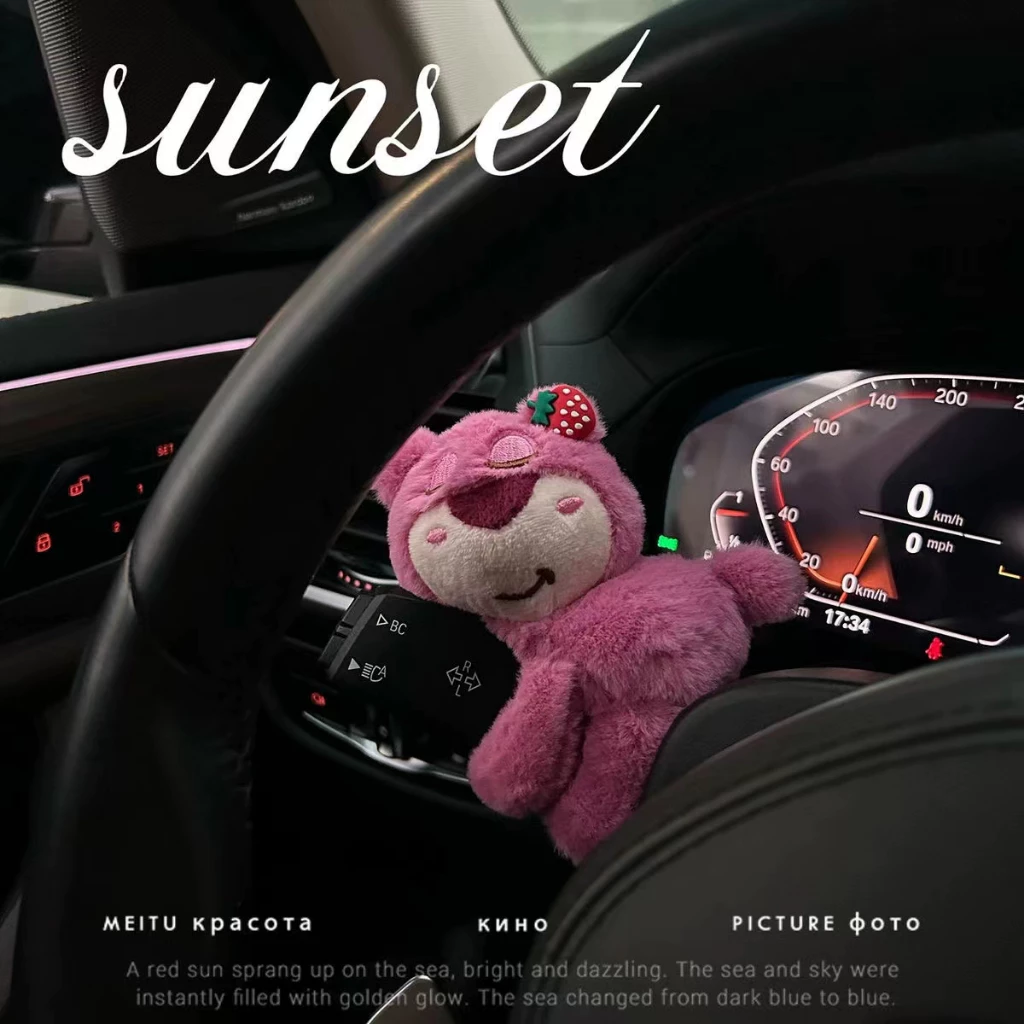 ตุ๊กตาตกแต่งภายในรถยนต์ แคร์แบร์ สำหรับ Toyota MG BYD Honda