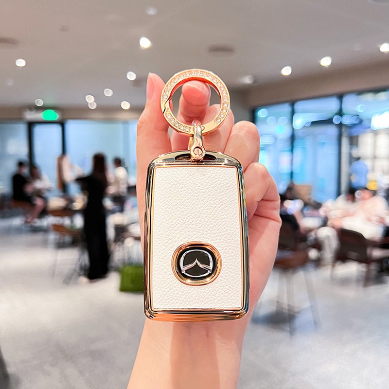 เคสกุญแจรีโมทรถยนต์ TPU อุปกรณ์เสริม สําหรับ mazda 2 2024 2025 Mazda 3 Alexa CX4 CX5 CX-5 CX8 CX-30 CX30 2019-2020 ของแต่งรถยนต์ พวงกุญแจ - รูปที่ 6