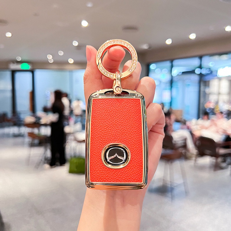 เคสกุญแจรีโมทรถยนต์ TPU อุปกรณ์เสริม สําหรับ mazda 2 2024 2025 Mazda 3 Alexa CX4 CX5 CX-5 CX8 CX-30 CX30 2019-2020 ของแต่งรถยนต์ พวงกุญแจ - รูปที่ 7