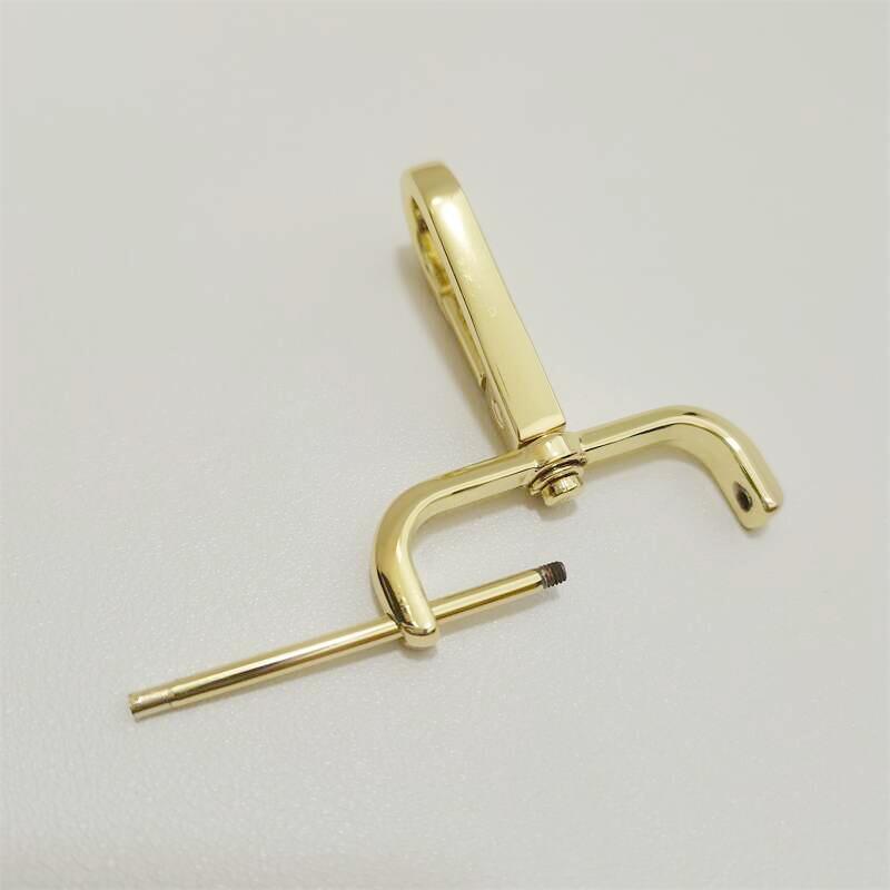 ทําเอง โลหะหัวเข็มขัดเปลี่ยนสายคล้องไหล่ฮาร์ดแวร์หัวเข็มขัดกระเป๋าหัวเข็มขัดเปิดกระเป๋าสายคล้องที่ถอดออกได้ สแน็ป หัวเข็มขัดกระเป๋าอุปก - รูปที่ 4