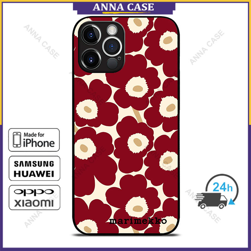 Marimekko437 เคสโทรศัพท์สําหรับ iPhone 16 Pro Max / iPhone 15 Pro Max / iPhone 14 Pro Max / Samsung Galaxy Note10 Plus / S24 Ultra เคสป้องกัน