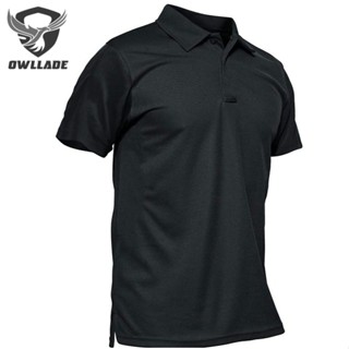 Eaglade เสื้อโปโลคาร์โก้ยุทธวิธีสําหรับผู้ชาย Ixp สีดํา