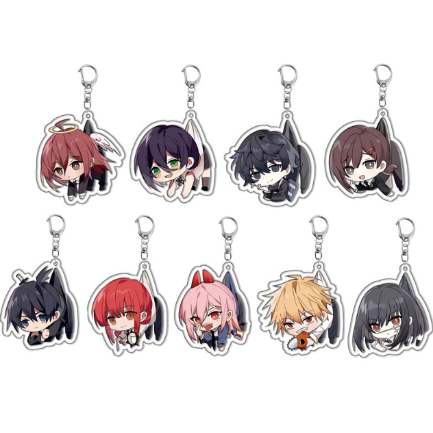 เลื่อยไฟฟ้า Man Pochita อะคริลิคพวงกุญแจจี้