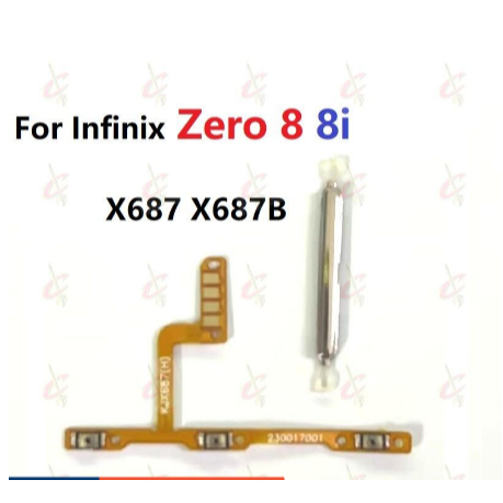 เปิดปุ่มปรับระดับเสียง flex สําหรับ Infinix Zero 8 8i X687 X687B